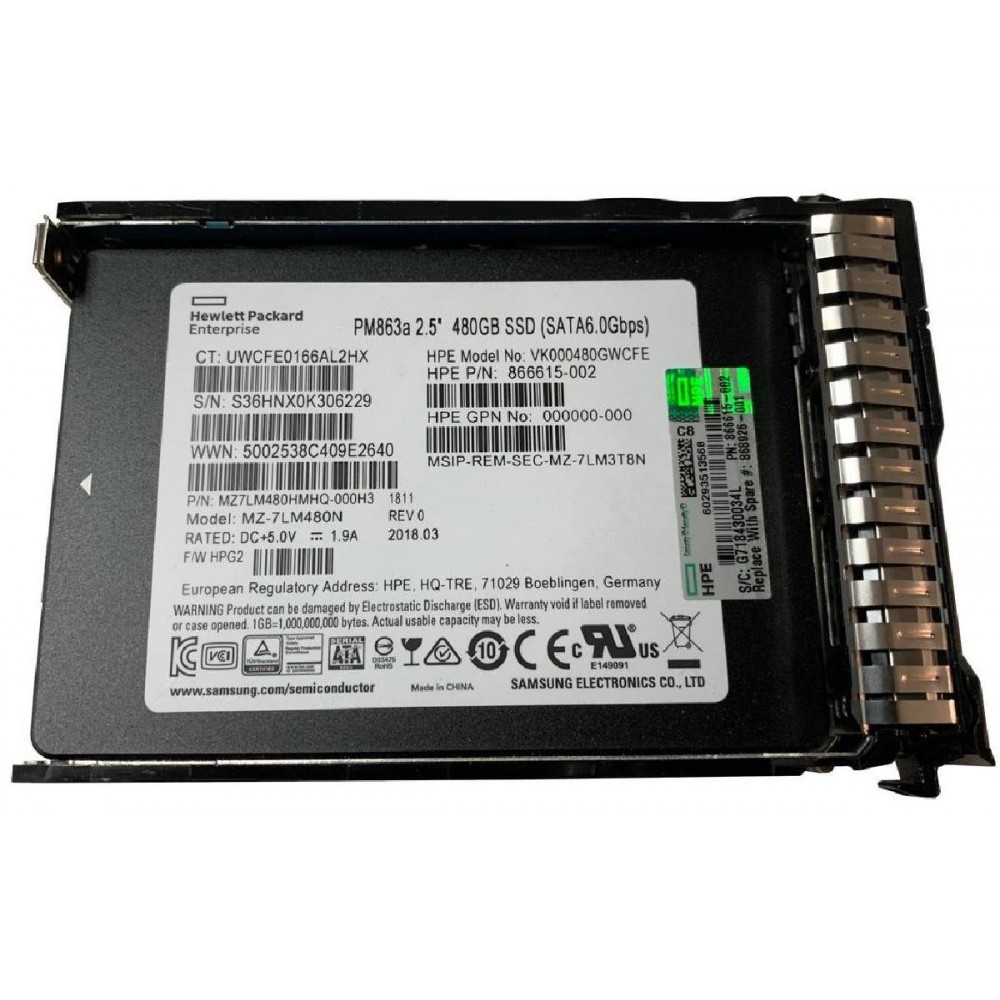 SSD HP 480GB SATA 2.5 SSD HP 480GB SATA 2.5