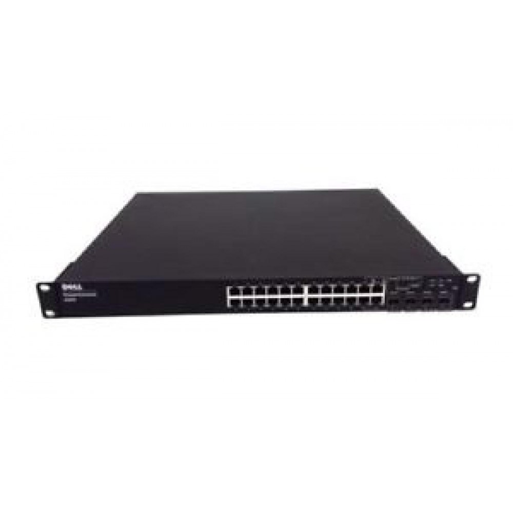 SWITCH DELL POWERCONNECT 6224 RN856 24-Ports Gigabit (4) 1G SFP w/ Rkmnts