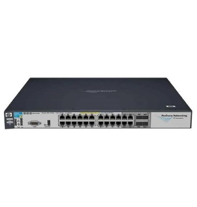 SWITCH HP 3500yl 24-Ports Gigabit (4) 1G SFP POE+ 4 without/ Rkmnts - Refurbished SWITCH HP 3500yl 24-Ports Gigabit (4) 1G SFP POE+ 4 without/ Rkmnts - Refurbished