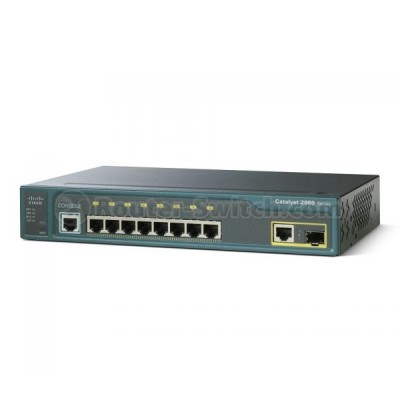 SWITCH CISCO WS-C2960-8TC-L 8-Ports 10/100 (1) 1G SFP without/ Rkmnts - Refurbished SWITCH CISCO WS-C2960-8TC-L 8-Ports 10/100 (1) 1G SFP without/ Rkmnts - Refurbished