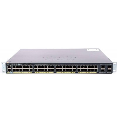 SWITCH CISCO WS-C2960X-48LPS-L 48-Ports Gigabit (4) 1G SFP POE+ /w C2960X-STACK w/ Rkmnts - Refurbished SWITCH CISCO WS-C2960X-48LPS-L 48-Ports Gigabit (4) 1G SFP POE+ /w C2960X-STACK w/ Rkmnts - Refurbished