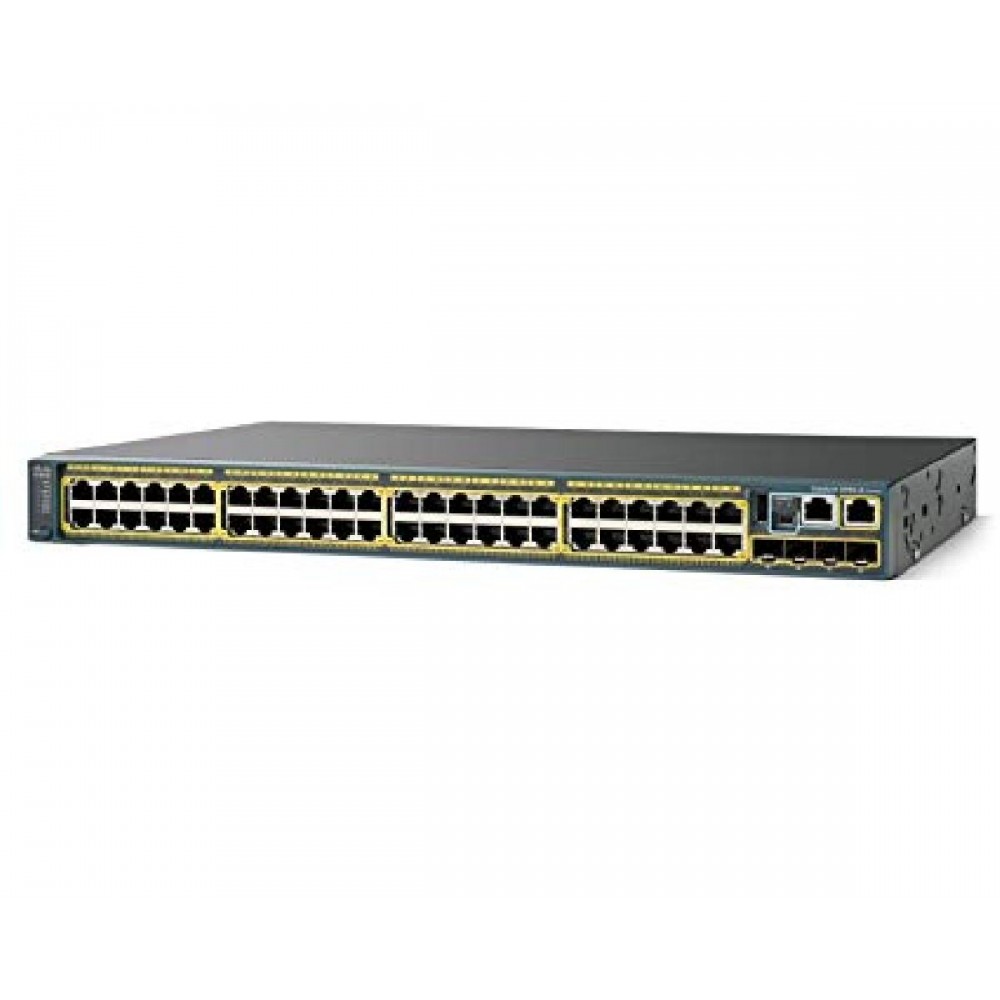 SWITCH CISCO WS-C2960S-48LPS-L 48-Ports Gigabit (4) 1G SFP POE w/ Rkmnts