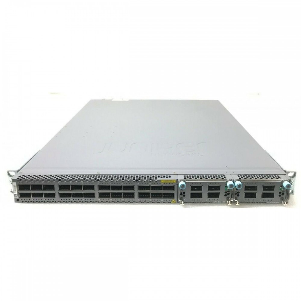 SWITCH JUNIPER QFX5100-24Q-3AFO 24-Ports Gigabit (24) 1G SFP /w EX4600-EM-8F, 2x PSU 650W (JPSU-650W-AC-AFO) w/ Rkmnts