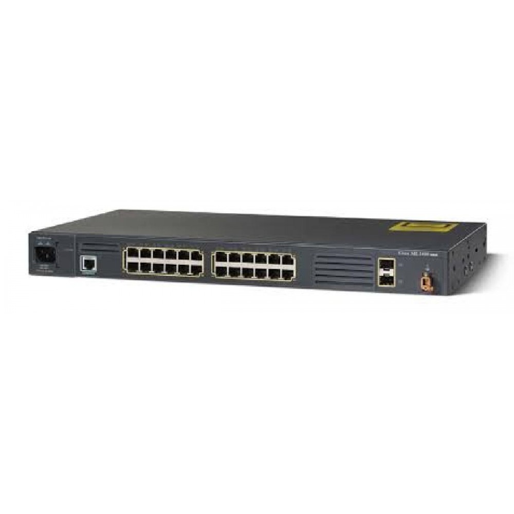 SWITCH CISCO ME-3400-24TS-A 24-Ports 10/100 (2) 1G SFP w/ Rkmnts