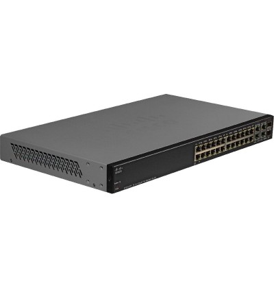 SWITCH CISCO SRW2024-K9 24-Ports Gigabit (2) 1G SFP without/ Rkmnts - Refurbished SWITCH CISCO SRW2024-K9 24-Ports Gigabit (2) 1G SFP without/ Rkmnts - Refurbished