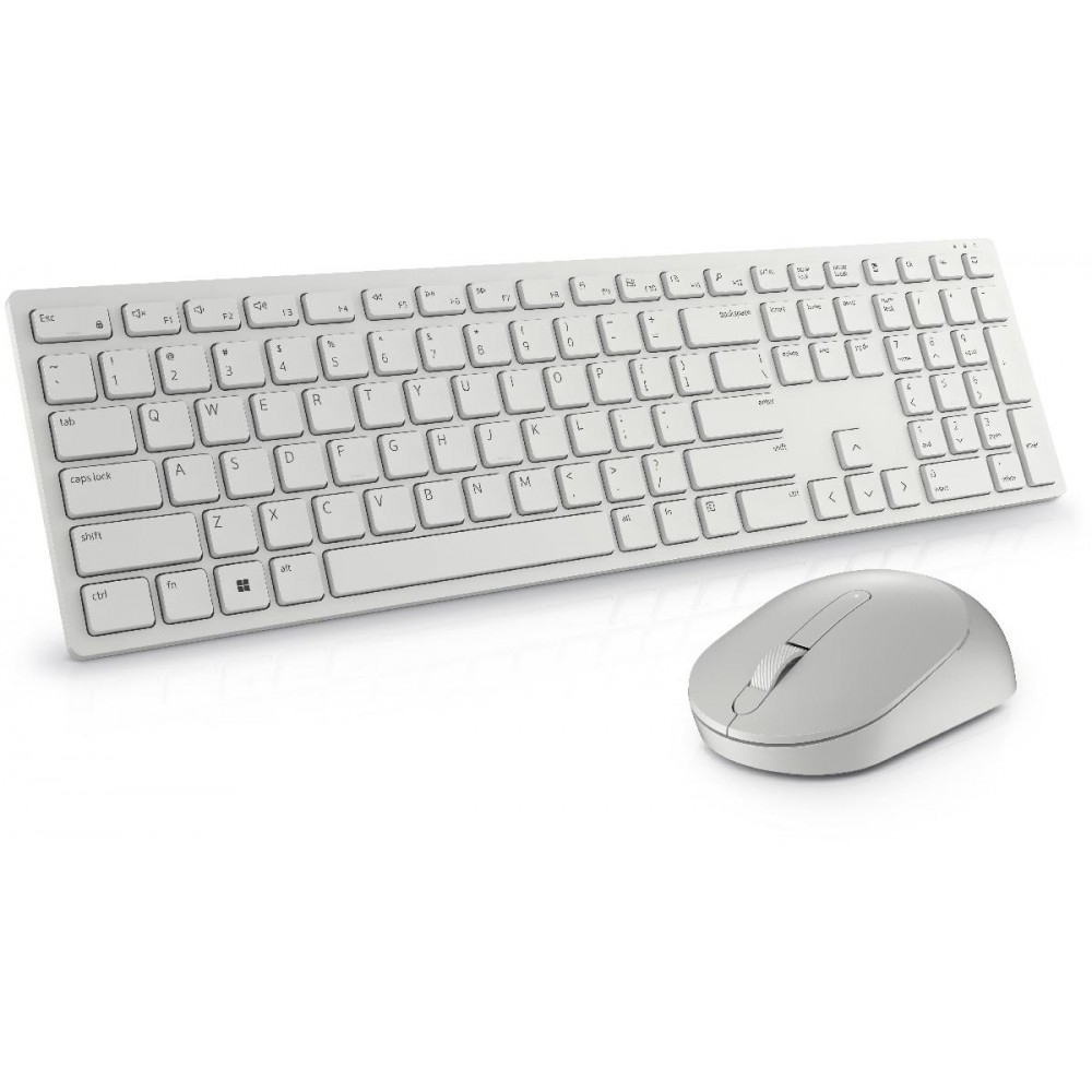 Dell KM5221W Pro Keyboard & Mouse Wireless White English UK