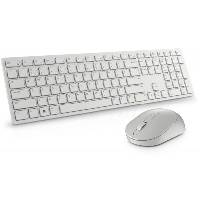 Dell KM5221W Pro Keyboard & Mouse Wireless White Italian New Open Box - Refurbished