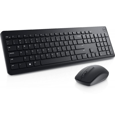 Dell KM3322W Keyboard and Mouse Wireless Black English International New Open Box - Refurbished