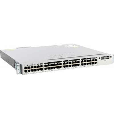 SWITCH CISCO WS-C3850-48U-E 48-Ports Gigabit UPOE 48 *NO PSU*(2xPWR-C1-1100WAC) without/ Rkmnts - Refurbished SWITCH CISCO WS-C3850-48U-E 48-Ports Gigabit UPOE 48 *NO PSU*(2xPWR-C1-1100WAC) without/ Rkmnts - Refurbished