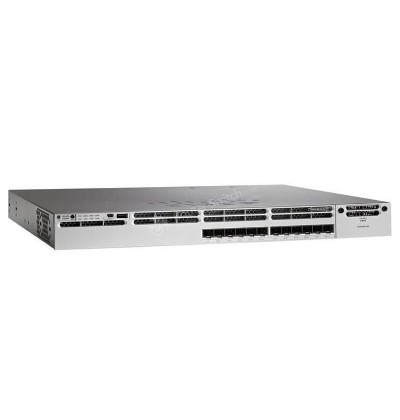 SWITCH CISCO WS-C3850-12S-S - (12) 1G SFP 1x PSU 350W (P/N: PWR-C1-350WAC) w/ Rkmnts - Refurbished SWITCH CISCO WS-C3850-12S-S - (12) 1G SFP 1x PSU 350W (P/N: PWR-C1-350WAC) w/ Rkmnts - Refurbished