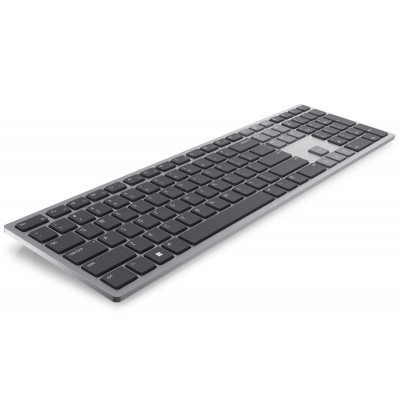 Dell KB700 Multi-Device Keyboard Wireless/Bluetooth Grey German NOB - Refurbished