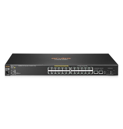 SWITCH HP ARUBA 2530 24-Ports Gigabit (2) 1G SFP POE+ without/ Rkmnts - Refurbished SWITCH HP ARUBA 2530 24-Ports Gigabit (2) 1G SFP POE+ without/ Rkmnts - Refurbished