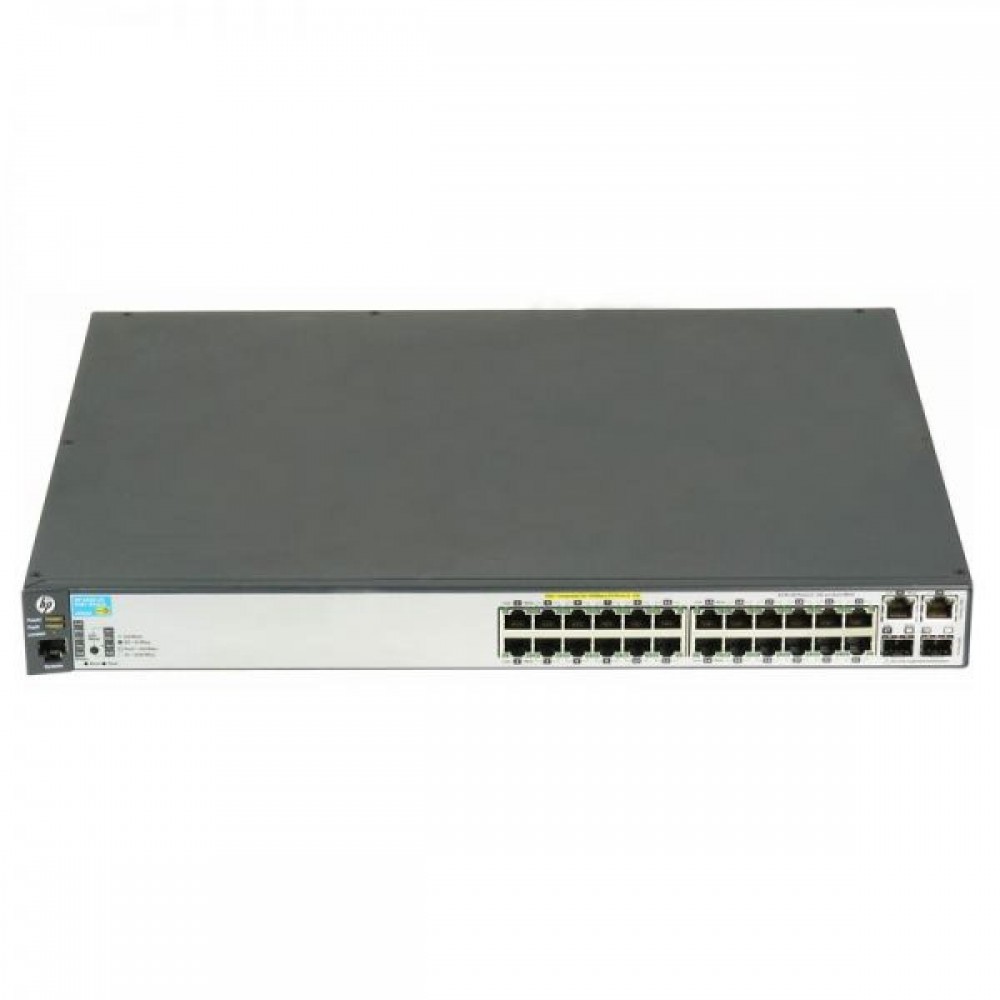SWITCH HP Aruba 2620 24-Ports 10/100 (2) 1G SFP POE+ w/ Rkmnts