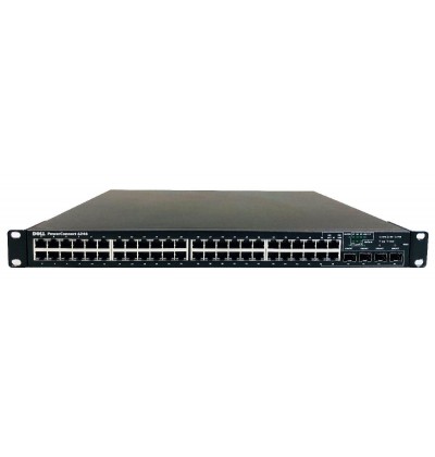 SWITCH DELL POWERCONNECT 6248 48-Ports Gigabit (4) 1G SFP /w 10GE SFP STACKING MODULE (P/N: U691D) w/ Rkmnts - Refurbished SWITCH DELL POWERCONNECT 6248 48-Ports Gigabit (4) 1G SFP /w 10GE SFP STACKING MODULE (P/N: U691D) w/ Rkmnts - Refurbished