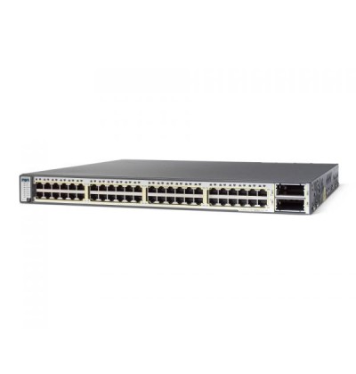 SWITCH CISCO WS-C3750E-48TD-S 48-Ports Gigabit (2) 10G SFP /w 1xPSU (C3K-PWR-265WAC) w/ Rkmnts - Refurbished SWITCH CISCO WS-C3750E-48TD-S 48-Ports Gigabit (2) 10G SFP /w 1xPSU (C3K-PWR-265WAC) w/ Rkmnts - Refurbished