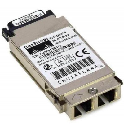 CISCO WS-G5486 1000BASE-LX/LH long haul GBIC - Refurbished CISCO WS-G5486 1000BASE-LX/LH long haul GBIC - Refurbished
