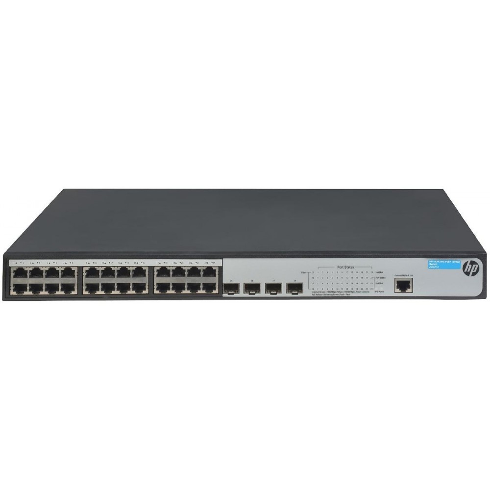 SWITCH HP Officeconnect 1920 24-Ports Gigabit (4) 1G SFP POE+ w/ Rkmnts