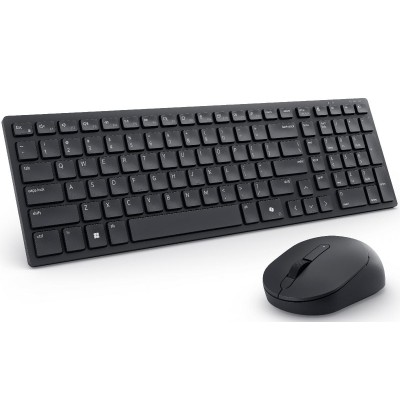 Dell KM555 Pro Compact Silent Keyboard and Mouse Wireless/Bluetooth Black English International New Open Box - Refurbished