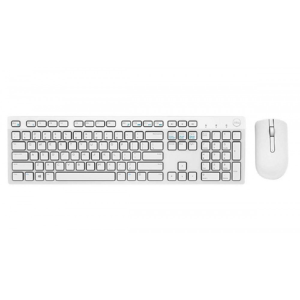 Dell KM636 Keyboard & Mouse Wireless White English UK
