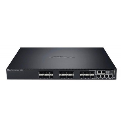SWITCH DELL POWERCONNECT 7024F 24-Ports - (24) 1G SFP 10GbE CX4 DUAL PORT STACKING MODULE (P/N: RNDV3) w/ Rkmnts - Refurbished SWITCH DELL POWERCONNECT 7024F 24-Ports - (24) 1G SFP 10GbE CX4 DUAL PORT STACKING MODULE (P/N: RNDV3) w/ Rkmnts - Refurbished
