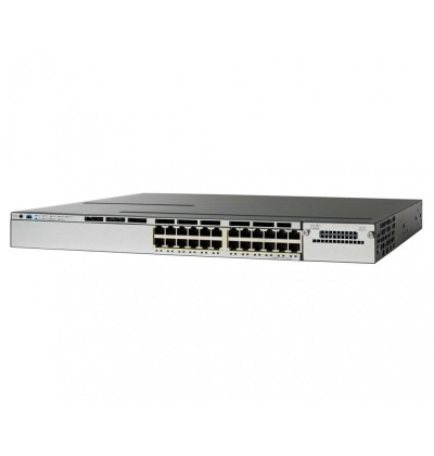 SWITCH CISCO Catalyst 3850 24-Ports Gigabit /w C3850-NM-2-10G, w/ Rkmnts NO PSU - Refurbished SWITCH CISCO Catalyst 3850 24-Ports Gigabit /w C3850-NM-2-10G, w/ Rkmnts NO PSU - Refurbished