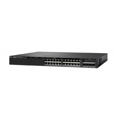 SWITCH CISCO WS-C3650-24TD-S 24-Ports Gigabit (2) 10G SFP or (4) 1GB SFP POE+ 2x PSU 250W (P/N: PWR-C2-250WAC) w/ Rkmnts - Refurbished SWITCH CISCO WS-C3650-24TD-S 24-Ports Gigabit (2) 10G SFP or (4) 1GB SFP POE+ 2x PSU 250W (P/N: PWR-C2-250WAC) w/ Rkmnts - Refurbished