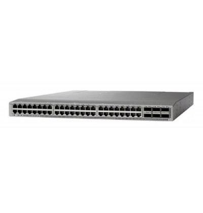 SWITCH NEXUS N9K-C93108TC-EX 48-Ports 10G (6) 40/100G QSFP 2x PSU 650W (P/N: NXA-PAC-650W-PE) without/ Rkmnts - Refurbished