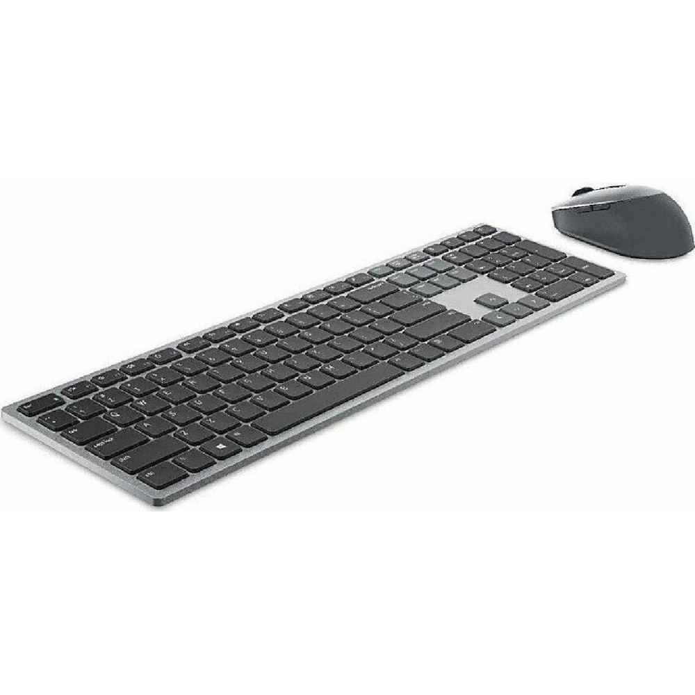 Dell KM7321W Premier Multi-Device Keyboard & Mouse Wireless/Bluetooth Grey Icelandic - Refurbished