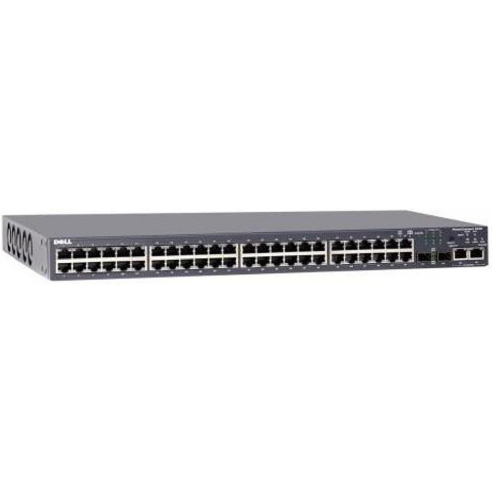 SWITCH DELL POWERCONNECT 3448 48-Ports 10/100 (2) 1G SFP w/ Rkmnts
