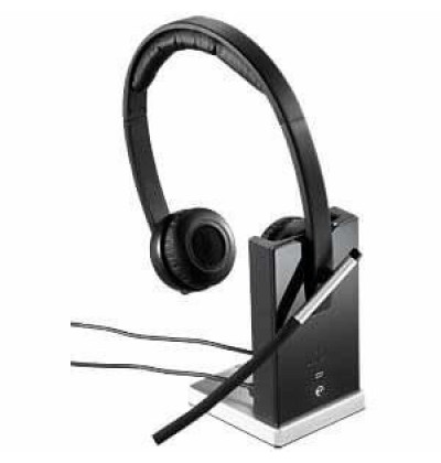 LOGITECH H820e WIRELESS STEREO HEADSET BLACK - Refurbished