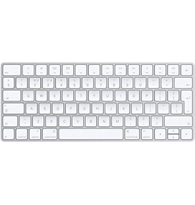 Apple A1644 Magic Keyboard Wireless/Bluetooth White/Silver English US Lightning - Refurbished Apple A1644 Magic Keyboard Wireless/Bluetooth White/Silver English US Lightning - Refurbished