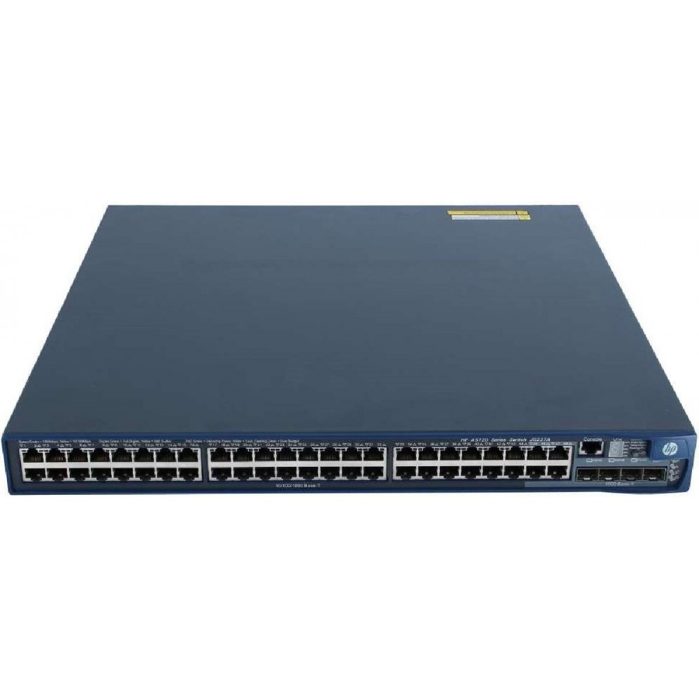 SWITCH HP A5120 SERIES 48-Ports Gigabit (4) 1G SFP POE+ w/ Rkmnts